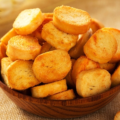 【兆辉馍片馍丁】原味纯馍片2000g整箱烤馍片烤馒头片山西特产小馒头