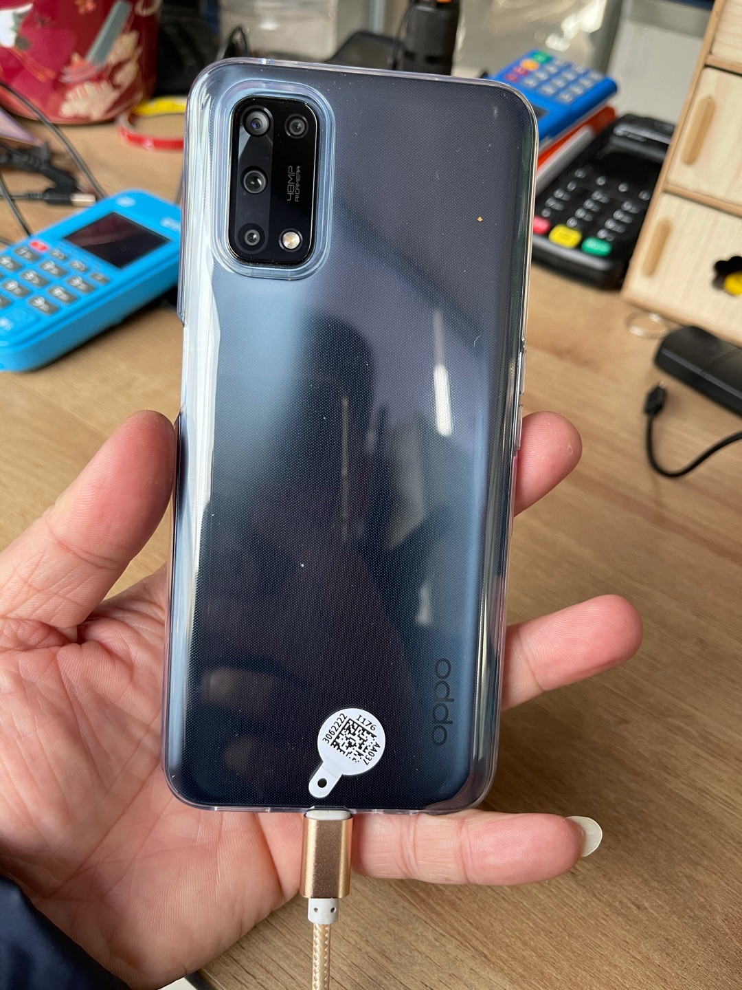 oppo k7x 5g数字移动电话机 全网通版 黑镜 6gb 128gb晒单图