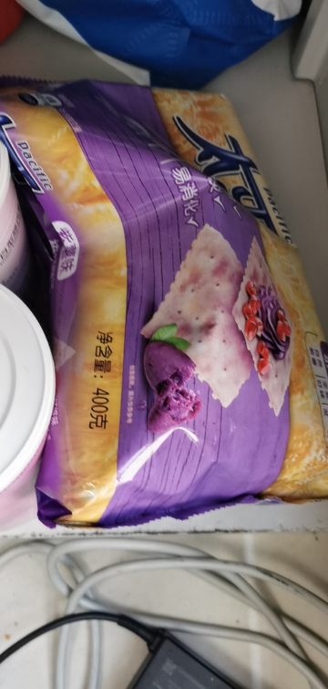太平 梳打饼 紫薯味 400g*2包 苏打饼干咸味饼干零食批晒单图