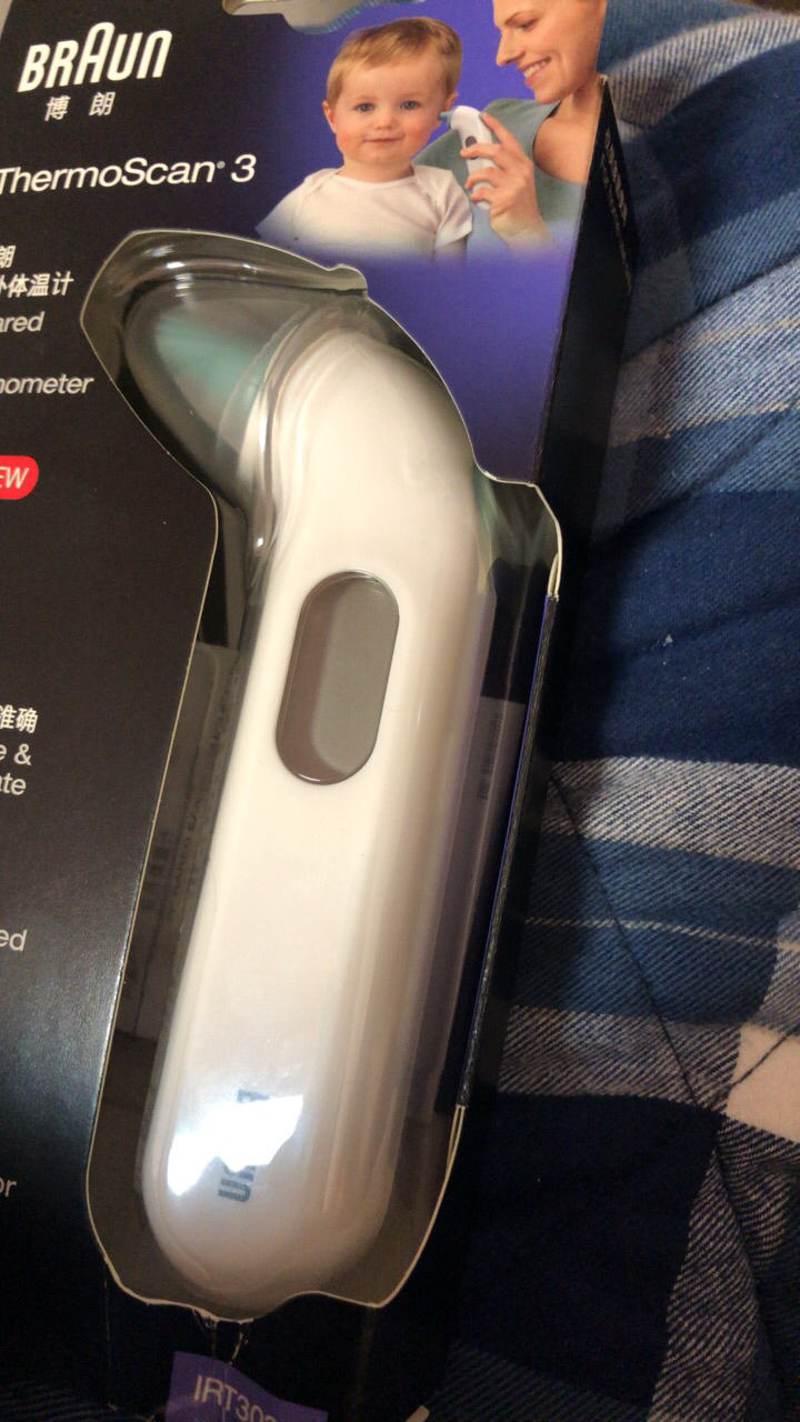博朗(braun)耳温计 irt3030耳温计宝宝婴幼儿成人家用红外线温度计