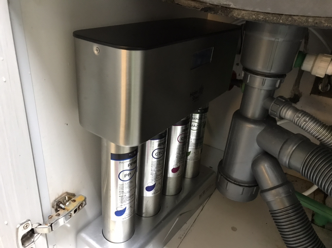 海尔净水器家用厨房直饮机不锈钢不插电无废水自来水过滤器超滤净水机