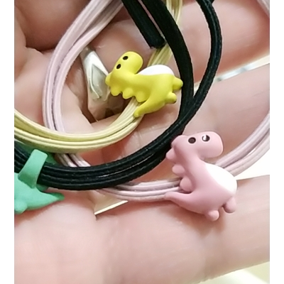 头绳韩版女可爱小恐龙发圈小皮筋送男朋友扎头发橡皮筋情侣小皮套