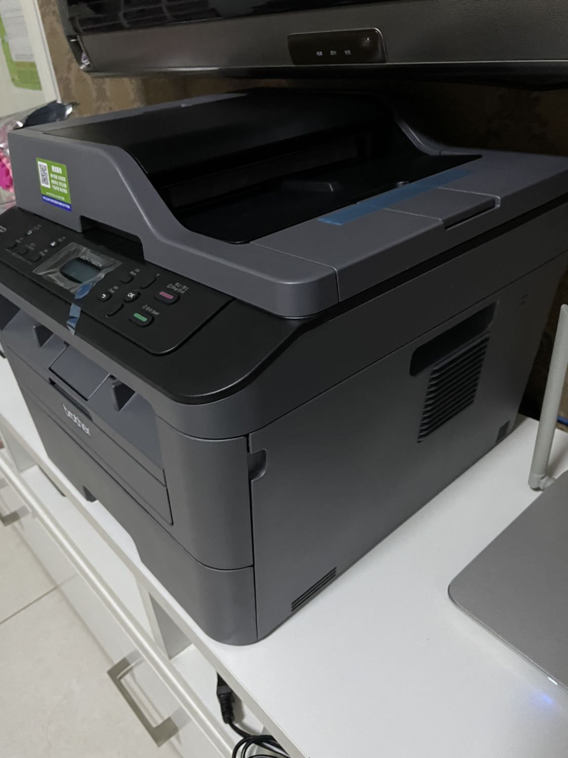 兄弟(brother)dcp-7180dn/dcp-7195dw黑白激光多功能一体机双面网络