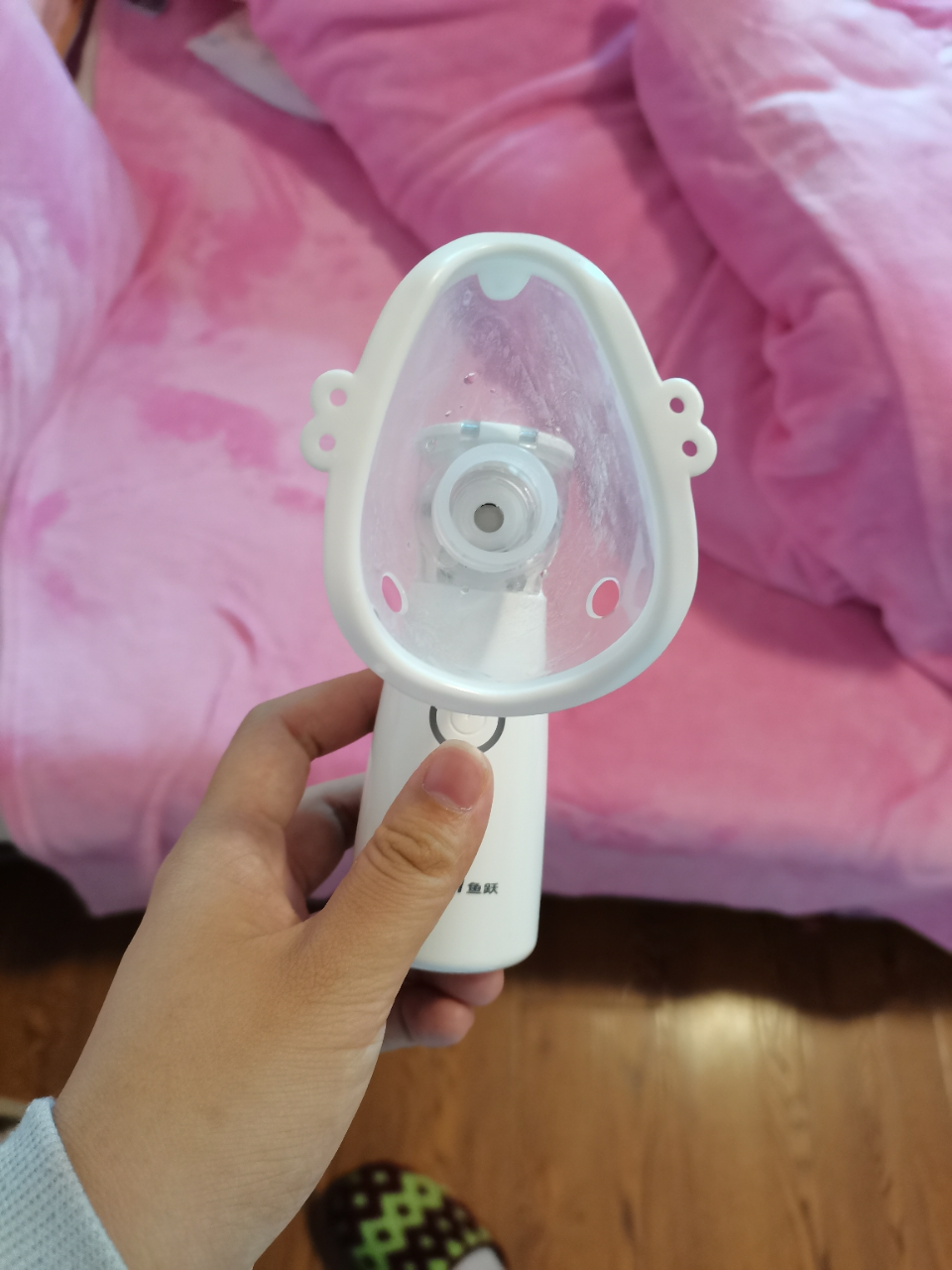 鱼跃手持雾化器m102雾化机 儿童家用医用婴儿化痰止咳配面罩晒单图