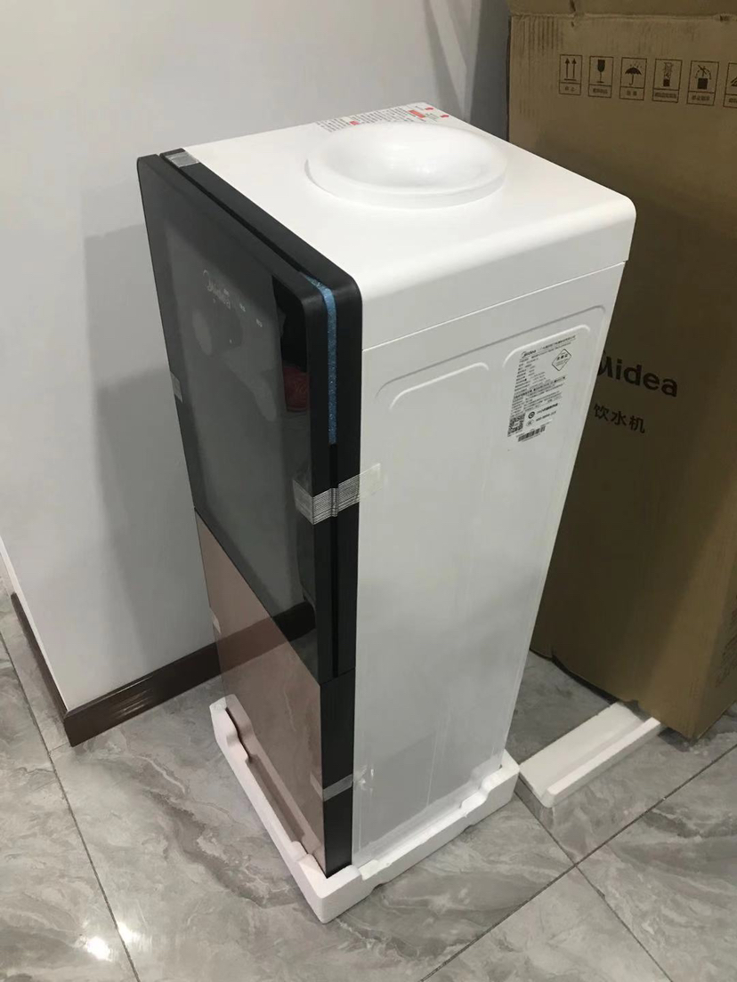 美的(midea)饮水机立式家用双封闭门冷热型饮水机 茶吧机yd1616s-x