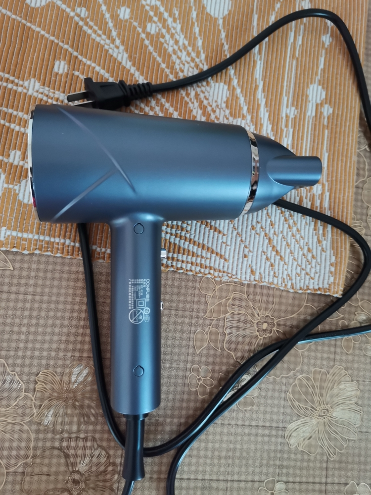 康夫(confu)电吹风机kf-3139灰 银 大功率家用便携 大风力快干 恒温
