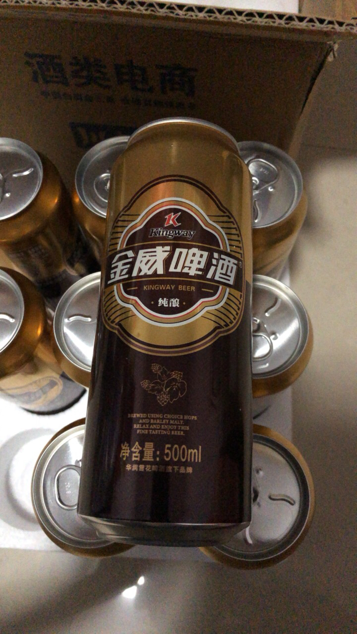 雪花金威纯酿啤酒9度500ml*9/组晒单图