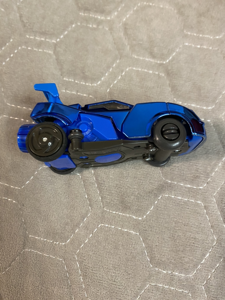 奥迪双钻暴爆冲火箭车回力惯性小汽车玩具枪发射合体儿童男孩套装 单