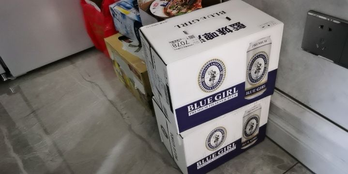 蓝妹(bluegirl)啤酒德国工艺啤酒 500ml*12听 整箱装晒单图