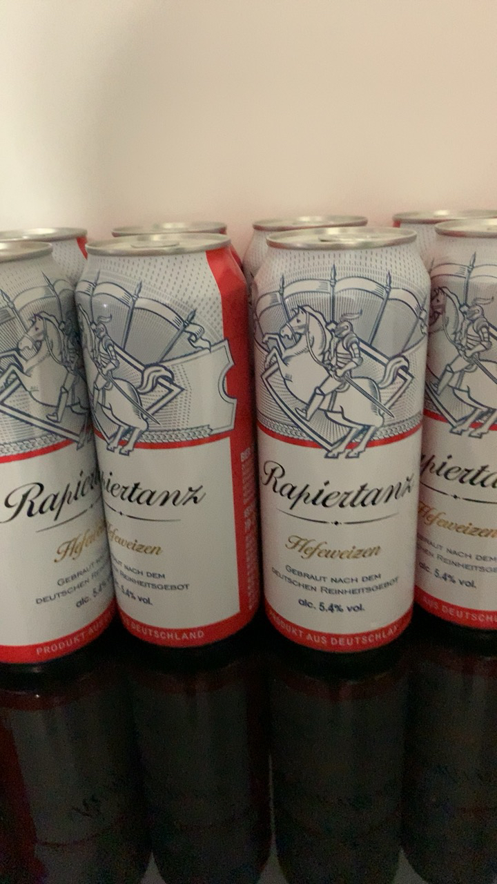 德国进口塔克骑士精酿小麦白啤酒500ml*24听装晒单图