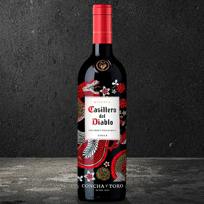 智利进口红酒 红魔鬼尊龙系列长相思白葡萄酒 750ml单瓶