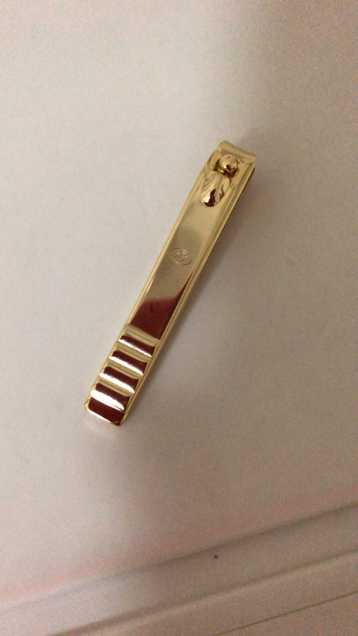 韩国777正品进口指甲刀 迷你小号平口金色婴儿指甲剪 pn-631g晒单图