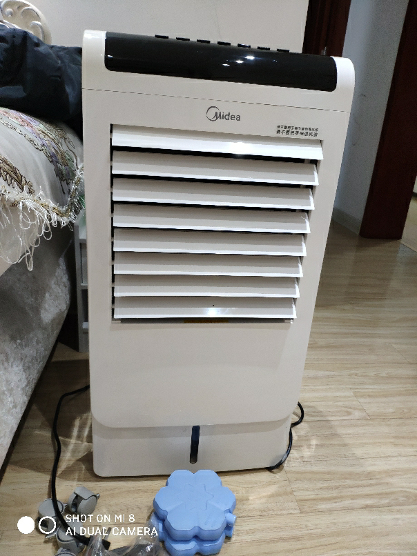 美的空调扇冷暖两用遥控版 ad120-15c暖风机制冷扇移动空调扇冷热扇 7