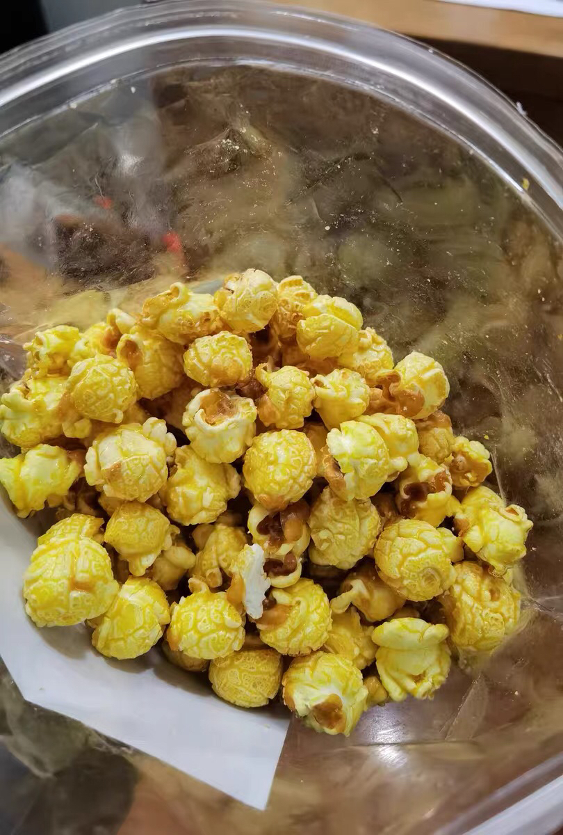 零食爆米花奶油