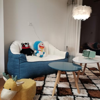 懒人沙发双人豆袋可爱少女卧室小客厅出租房网红款休闲阳台榻榻米