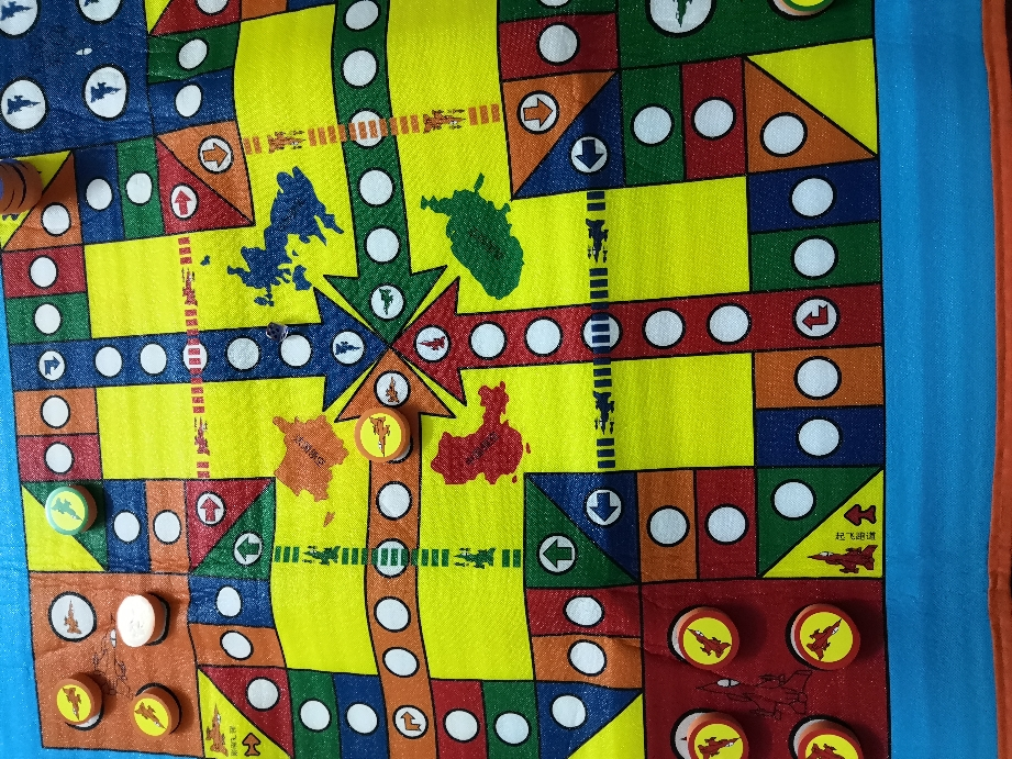 超大号飞行棋地毯式大富翁儿童游戏棋学生单双面地垫生日礼物单面飞行