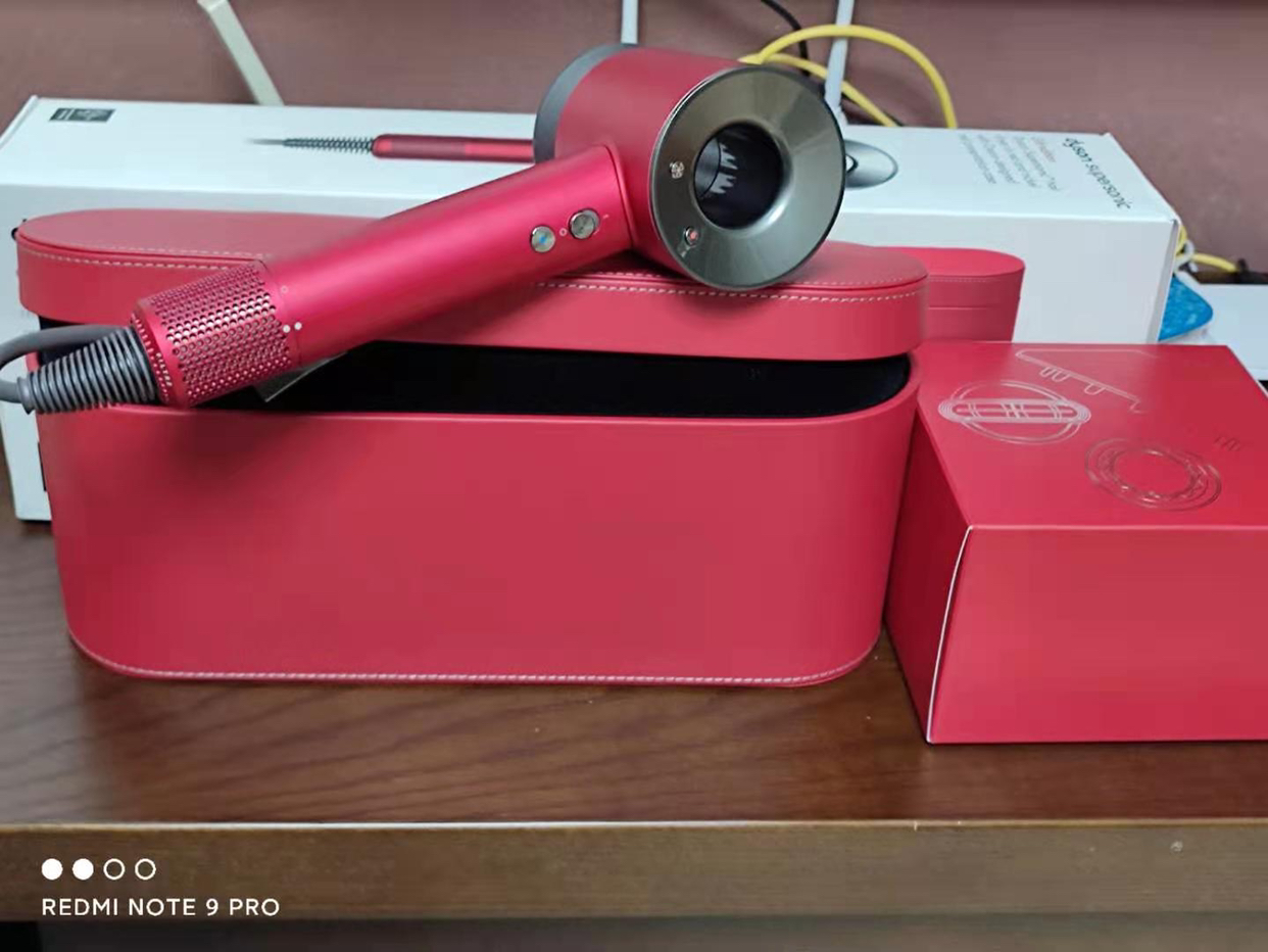 戴森(dyson)supersonic 吹风机 hd03中国红臻选礼盒版电吹风 进口家用