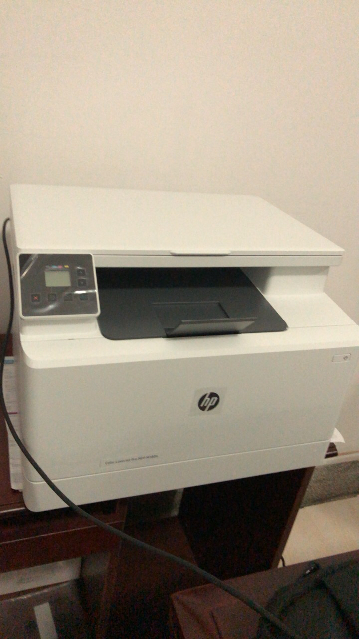 惠普(hp)color laserjet pro mfp m180n打印机 彩色激光多功能一体机
