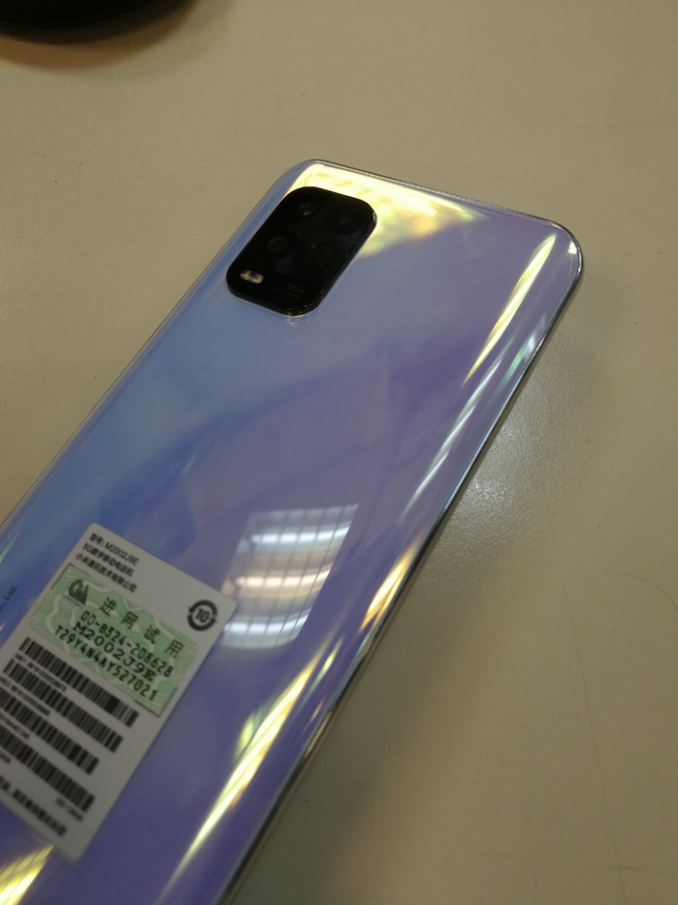 【当天发】小米(mi)10青春版 8gb 128gb 白桃乌龙(白色)移动联通电信