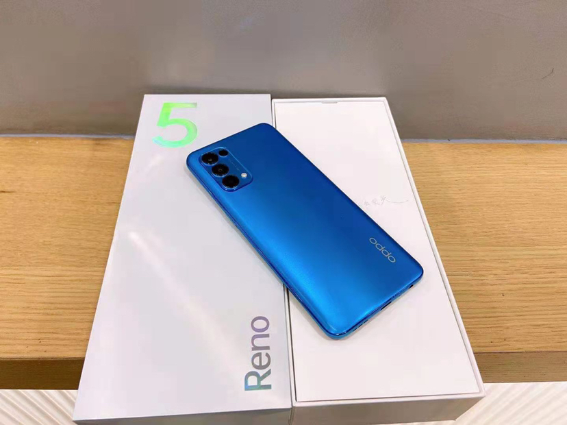 【赠烤箱】oppo reno5 极光蓝 8gb 128gb opporeno5pro手机5g新款上市