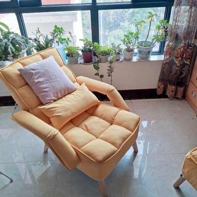 懒人沙发卧室单人电脑沙发休闲家用懒人椅小户型阳台折叠靠背躺椅