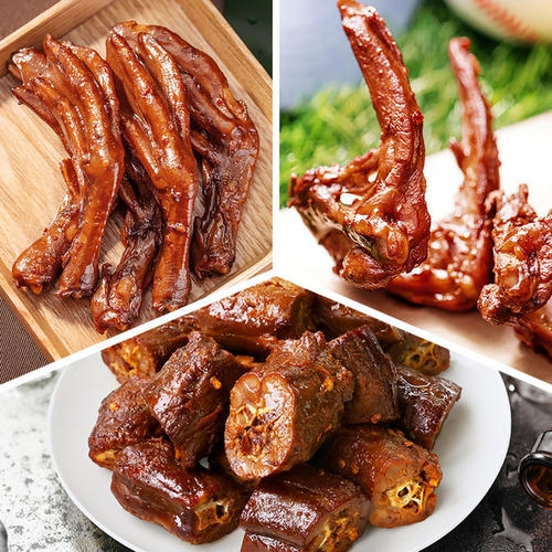 【周黑鸭】真空鸭肉酱99g 烤面筋160g晒单图