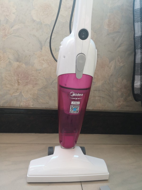 美的(midea)吸尘器家用强力手持吸尘器便携推杆地毯两用吸尘机sc861a
