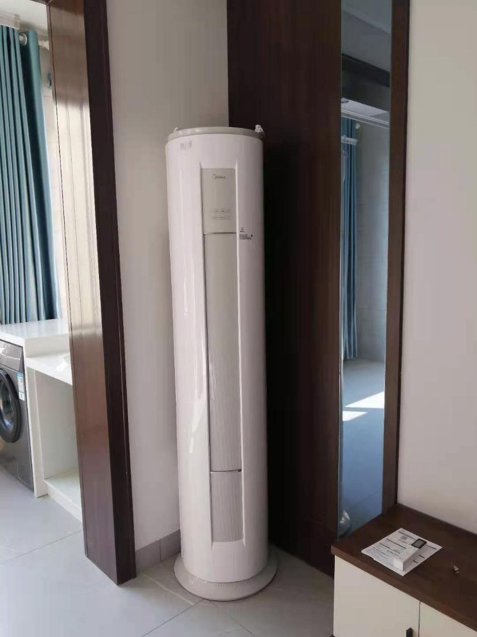 智能家用立式柜机 冷暖空调 3p圆柱智行二代kfr-72lw/n8mja3晒单图