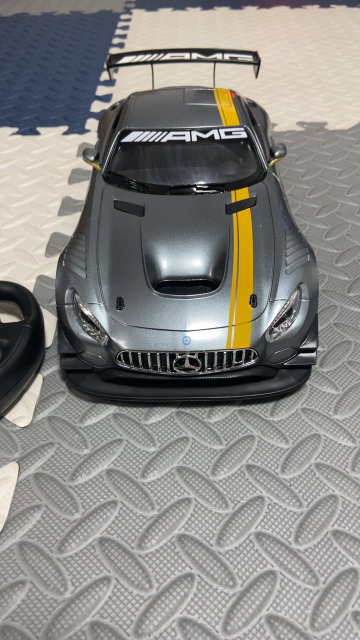 星辉rastar 奔驰遥控车amggt31:14遥控汽车模型汽车跑车男孩儿童玩具