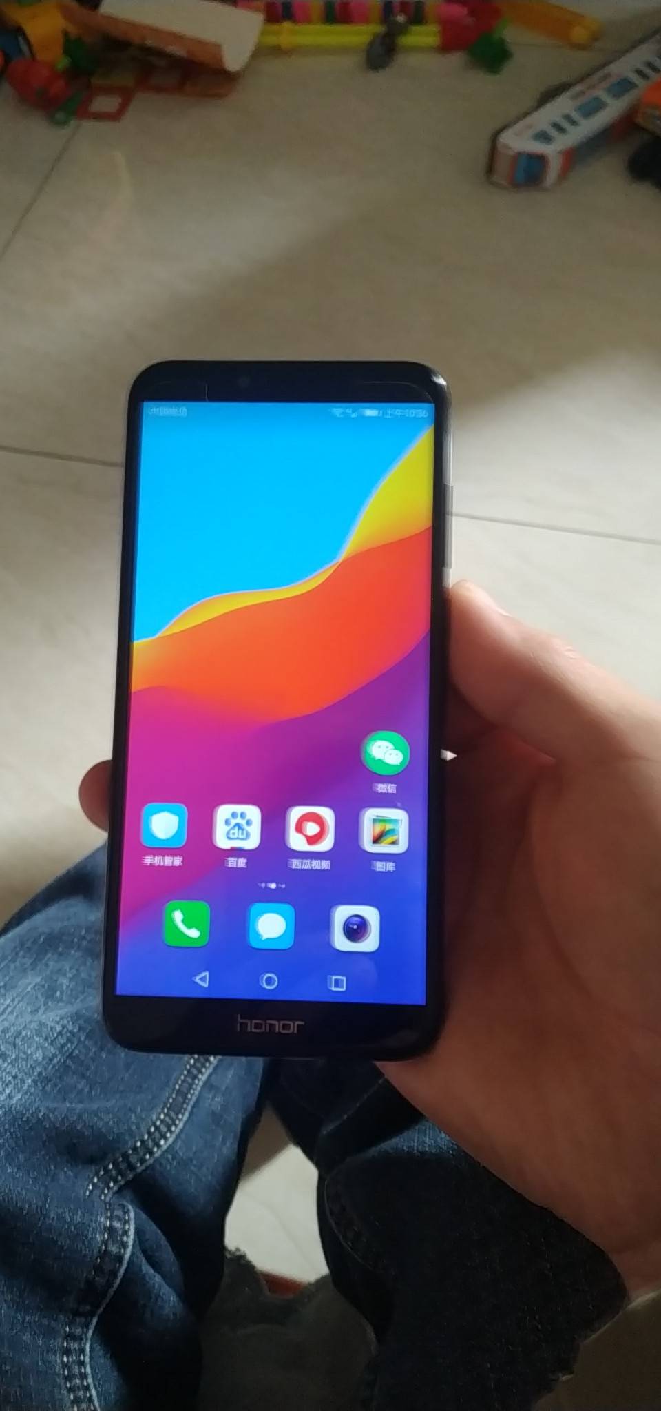 【二手9成新】荣耀畅玩7a 幻夜黑 2gb 32gb 全网通 安卓手机 5.