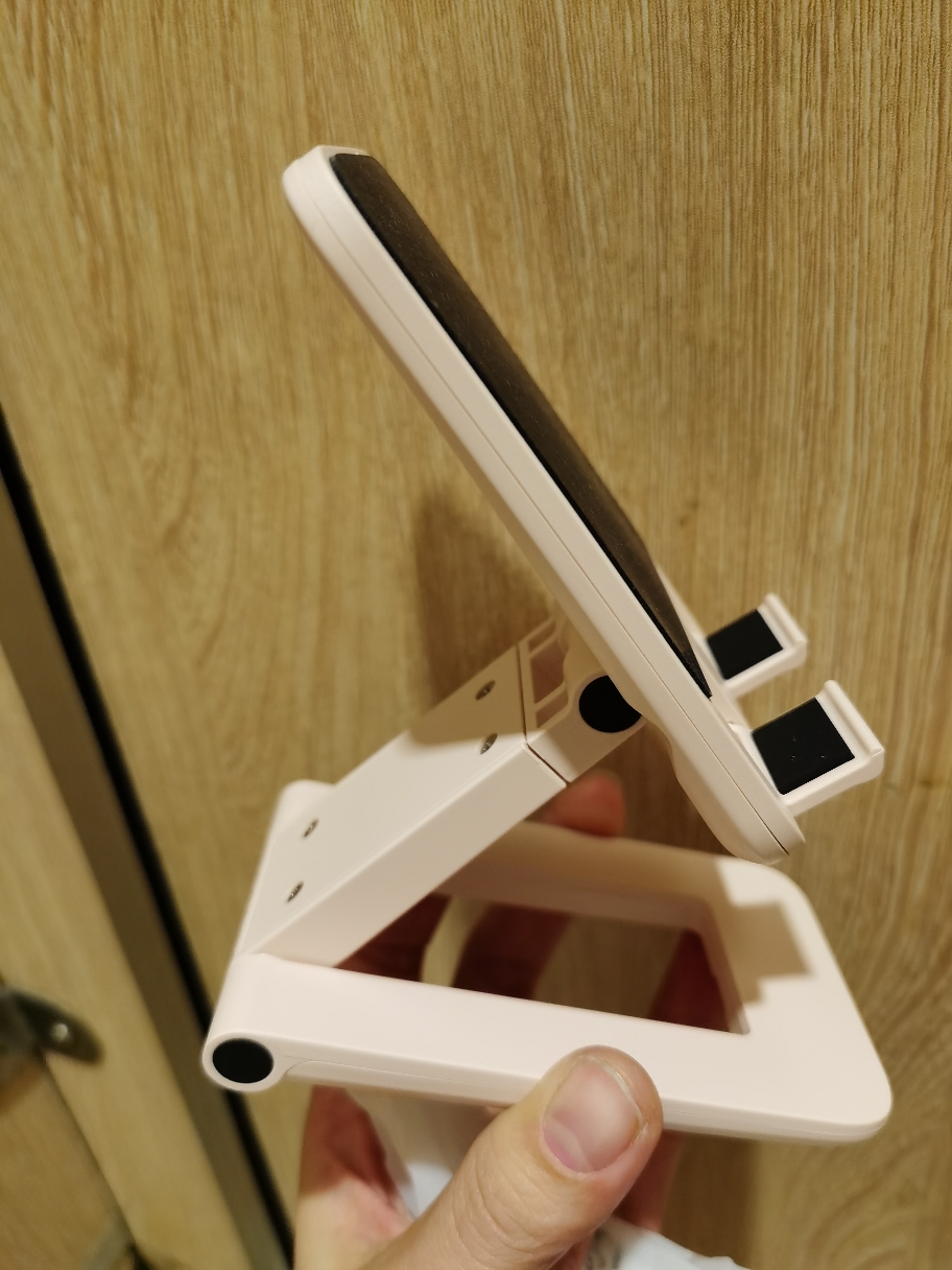 苏宁极物北欧风极简设计可折叠伸缩桌面手机支架可挂墙直播网课学习看