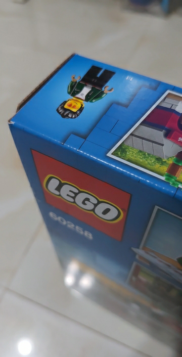 lego乐高城市系列汽车维修中心60258 男孩女孩6岁 生日礼物 玩具积木