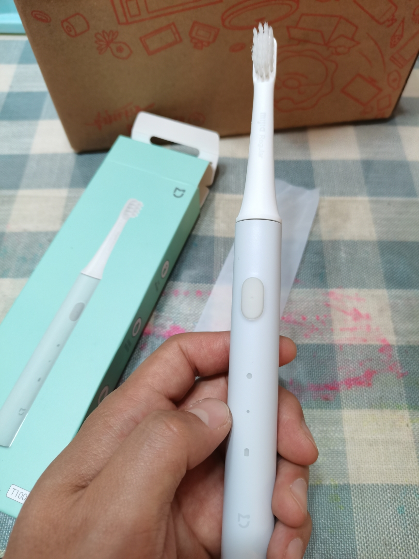 小米(mi)米家声波电动牙刷t100全自动学生党男生女生情侣套装充电式