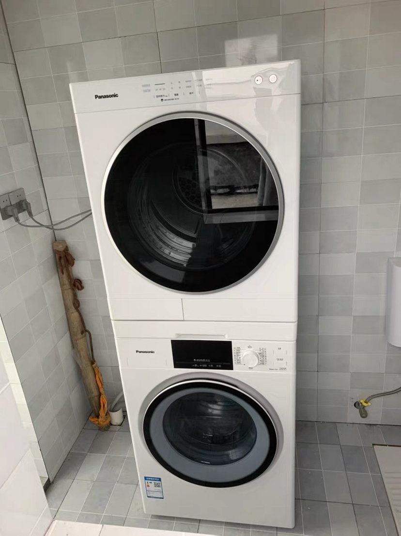 【8 6kg洗烘套装】 松下(panasonic) 6kg冷凝式烘干机 8kg滚筒洗衣机