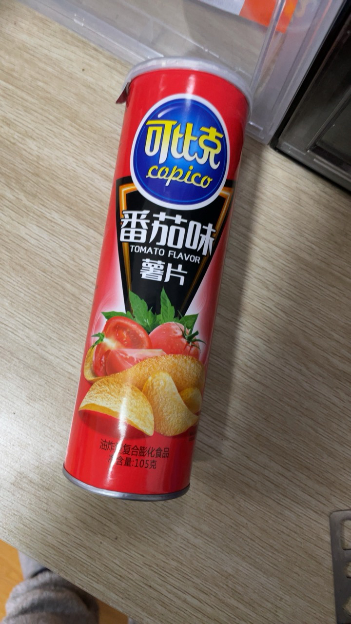 可比克 膨化食品 番茄味薯片105g(休闲零食)晒单图