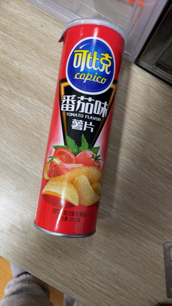 可比克 膨化食品 番茄味薯片105g(休闲零食)晒单图