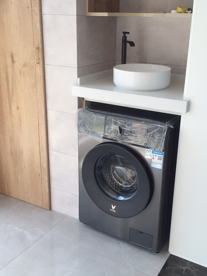 viomi/云米洗衣机w8s家用全自动超薄滚筒迷你洗衣机8kg智能洗脱一体机