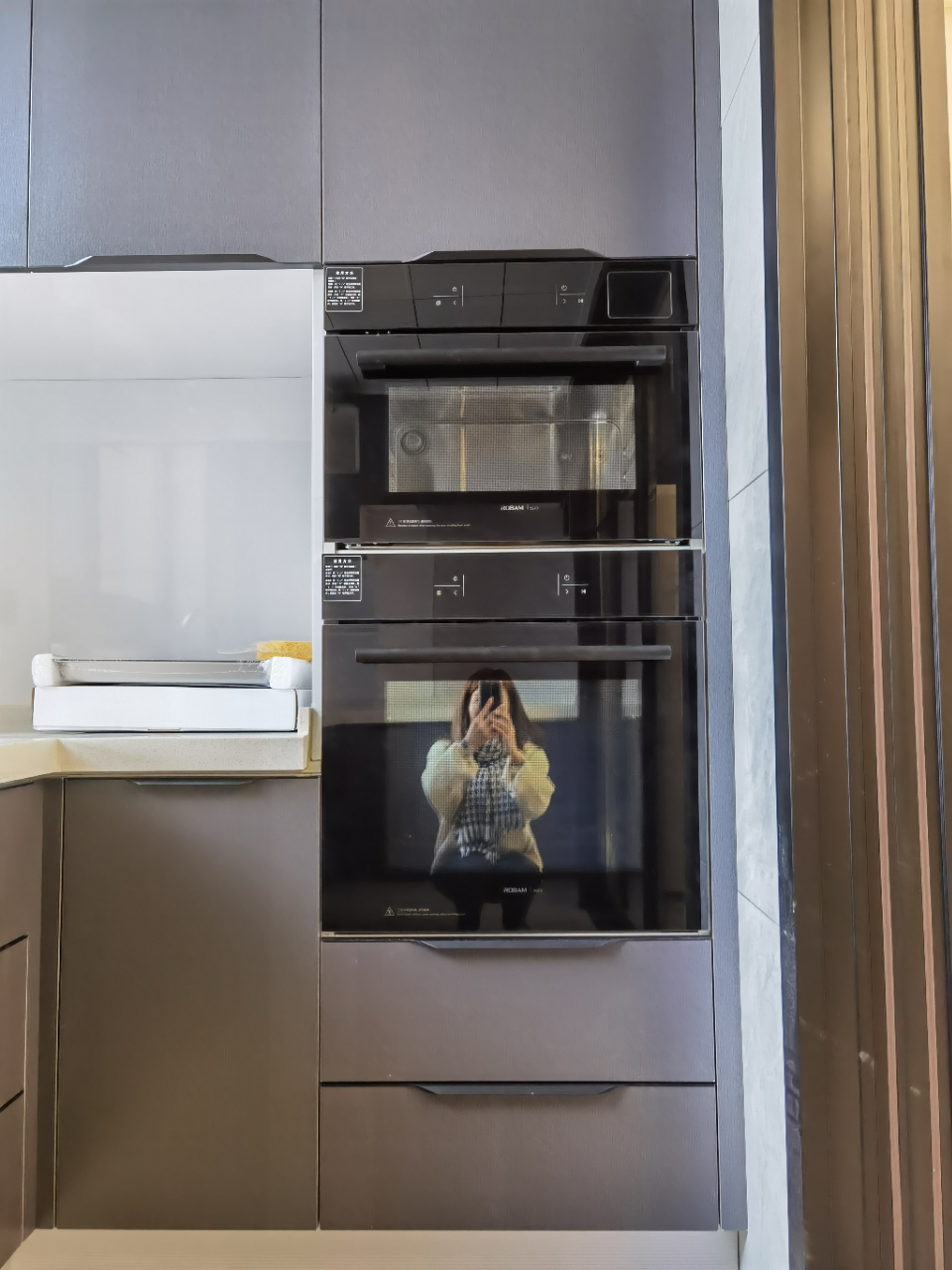 老板(robam)家用厨房嵌入式40l电蒸箱 60l电烤箱 1℃精控 多功能触控