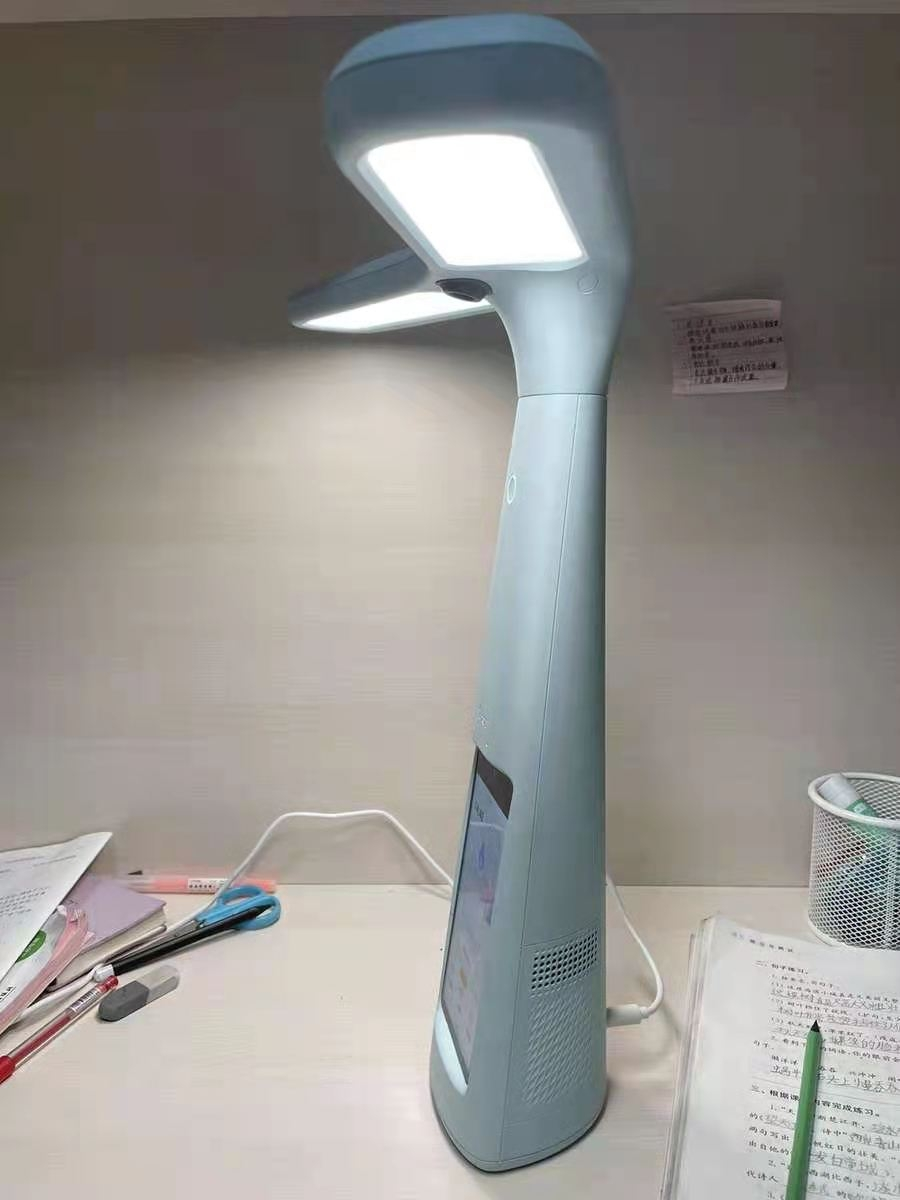 大力智能家教灯t5pro 国aa级减蓝光护眼台灯 智能坐姿监测 小学生语数