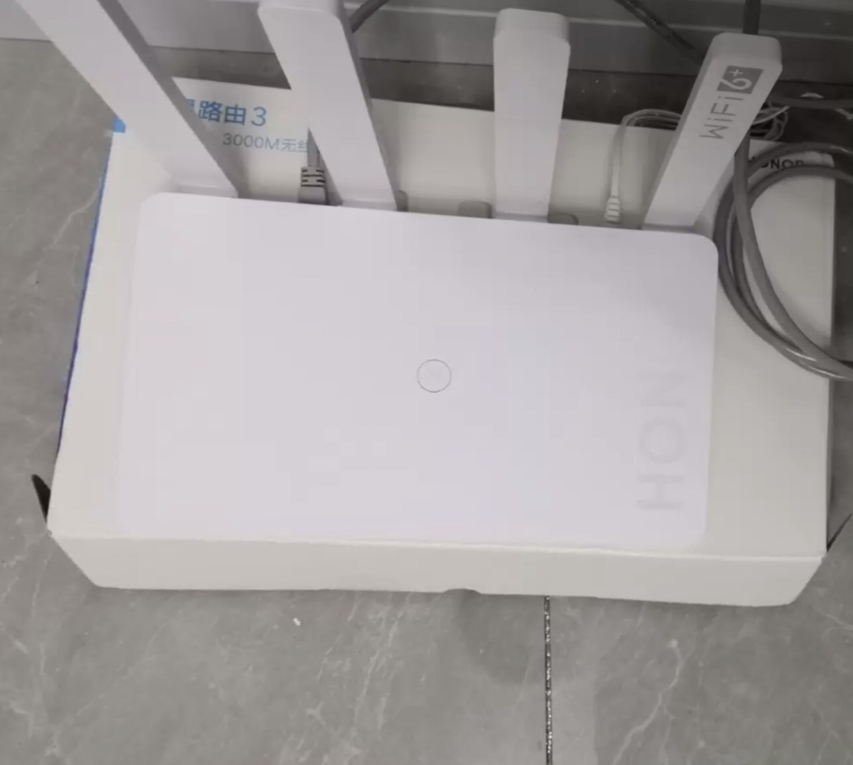 【新品】华为荣耀路由3 ax3000mwifi6白色 手游加速 网课加速双频优选