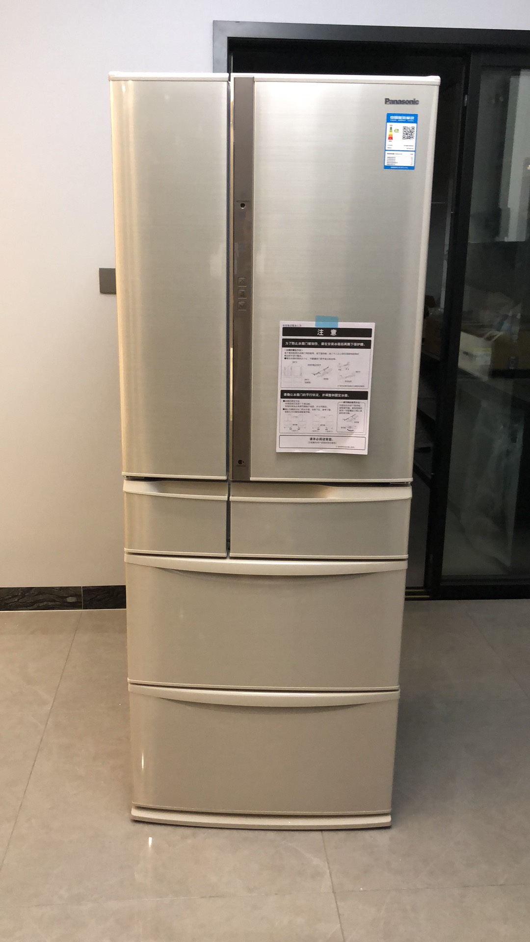 松下(panasonic)nr-f504vt-n5 489升 整机日本原装进口多门冰箱 家用