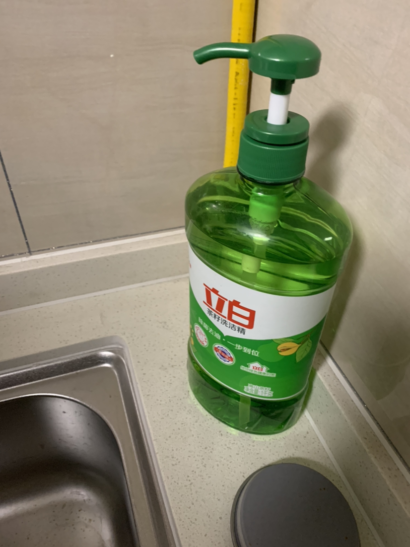 立白茶籽洗洁精4斤家用厨房洗涤剂家庭装洗碗除菌去油食品用晒单图