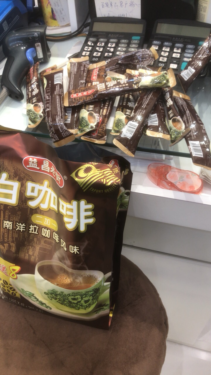 益昌老街白咖啡原味咖啡三合一速溶即溶拉白咖啡粉1000g*2袋装