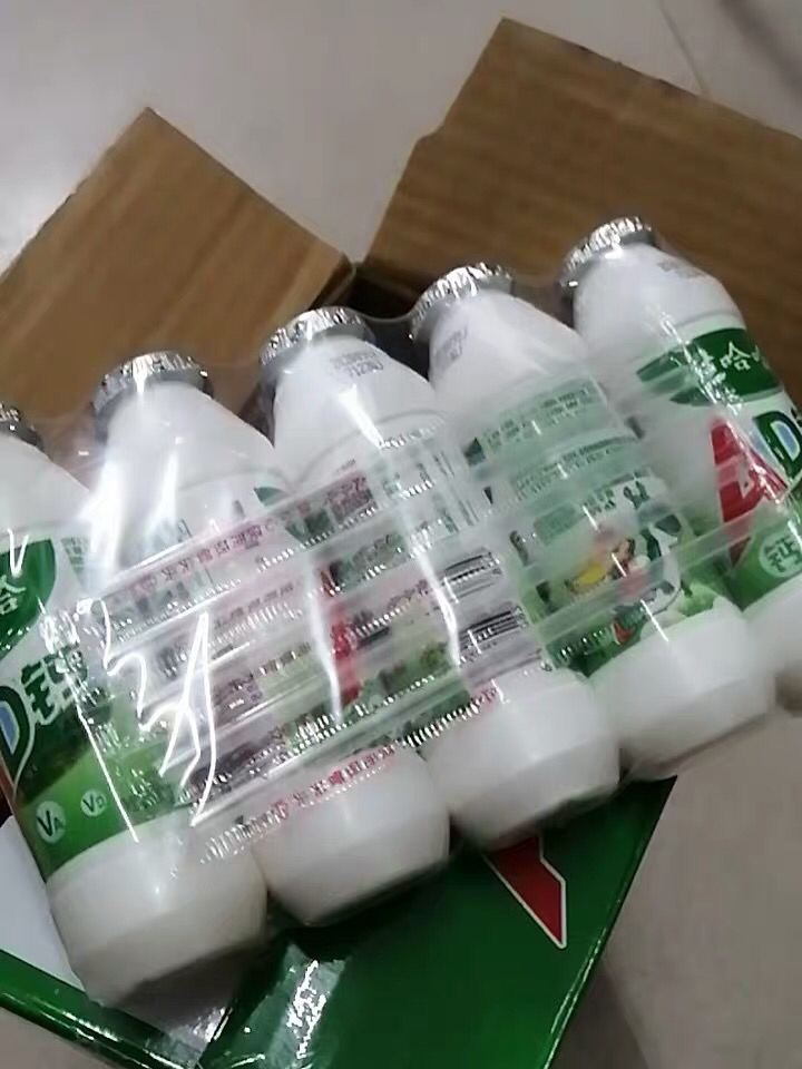 娃哈哈ad鈣奶100ml*40瓶 小ad鈣奶整箱曬單圖