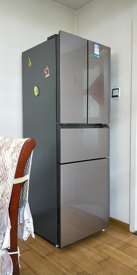 海信冰箱bcd-301wtg梦境 风冷无霜 法式小四门 电脑控温晒单图