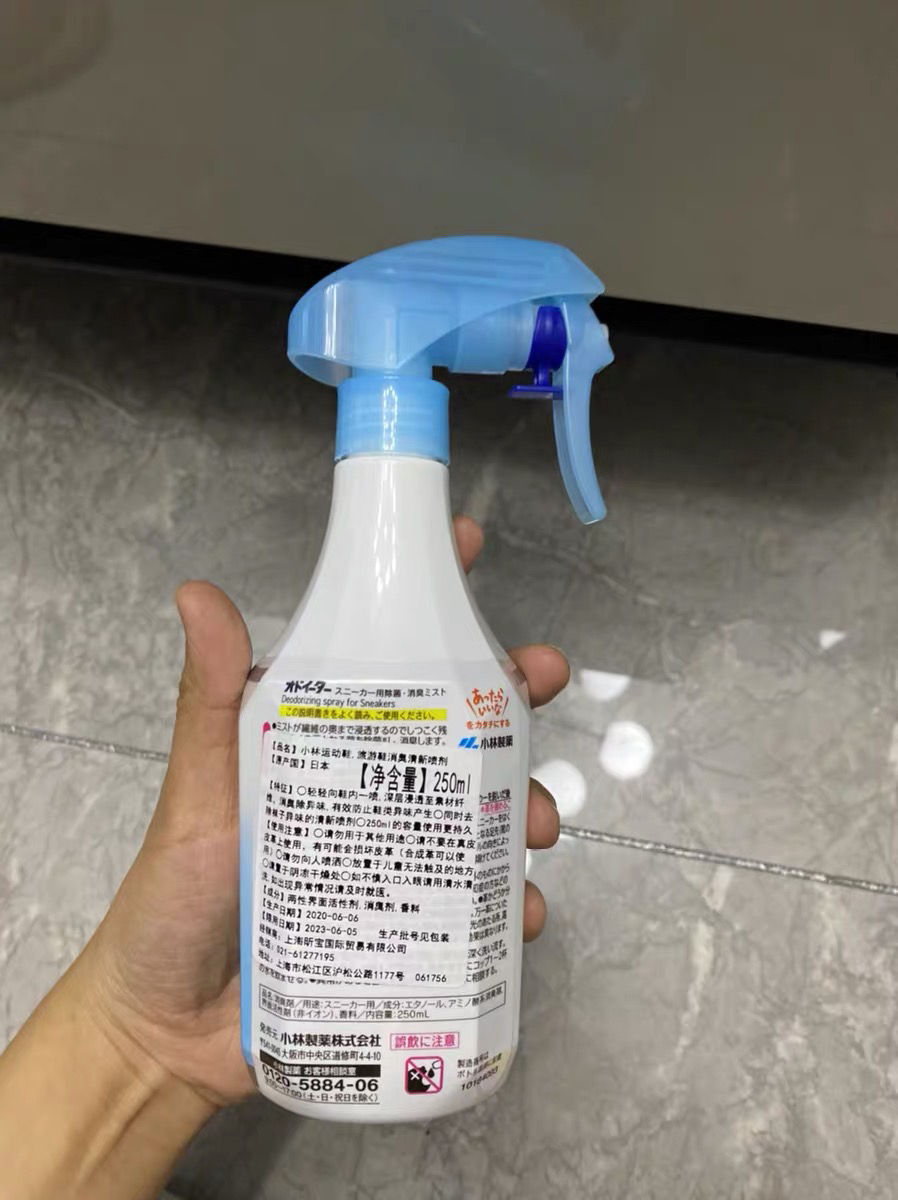 进口除臭鞋喷 日本小林制药运动鞋球鞋用非除臭去异味喷雾消臭剂晒单