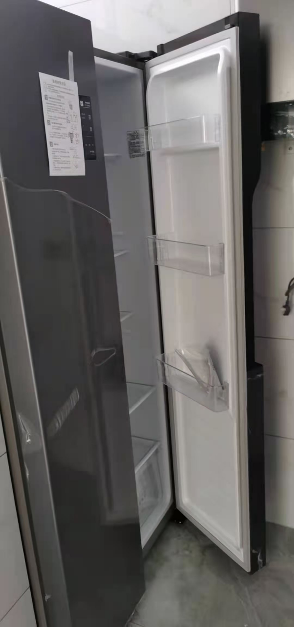 双开门冰箱对开门变频