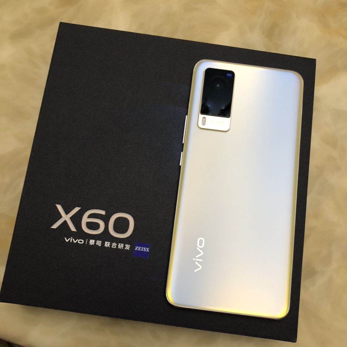 vivo x60 8g 256g 微光 旗舰5g新品手机 三星exynos 1080 5nm旗舰芯片