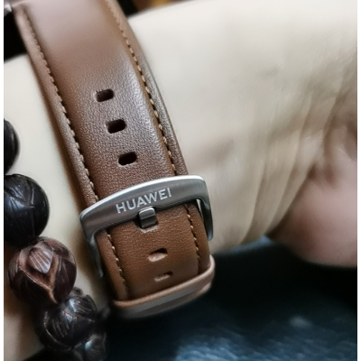 华为gt手表表带gt2通用荣耀watch2pro真皮表链运动款防水智能手环