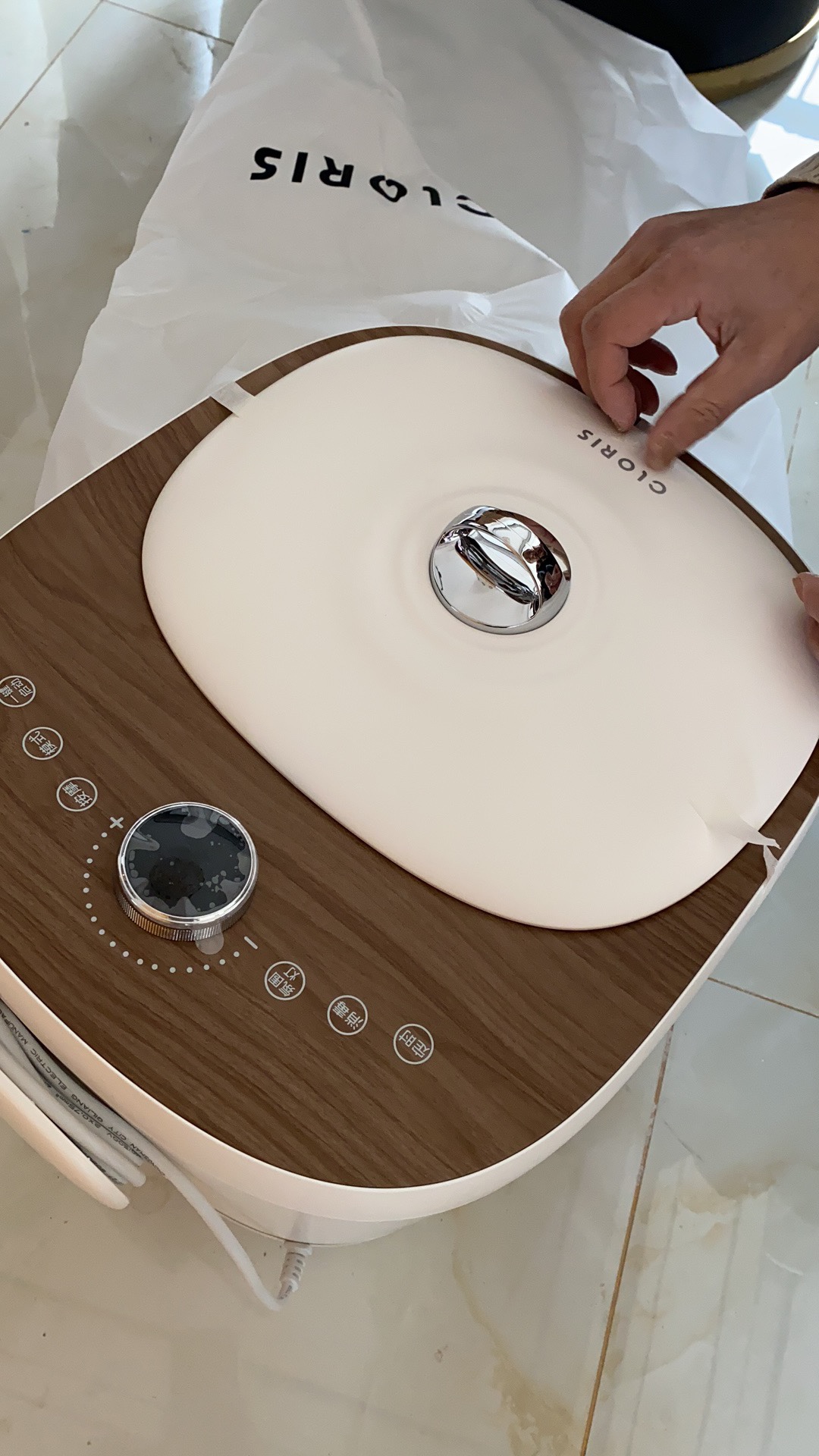 德国凯伦诗(cloris)泡脚桶足浴盆高深桶 全自动按摩洗脚盆 电动泡脚